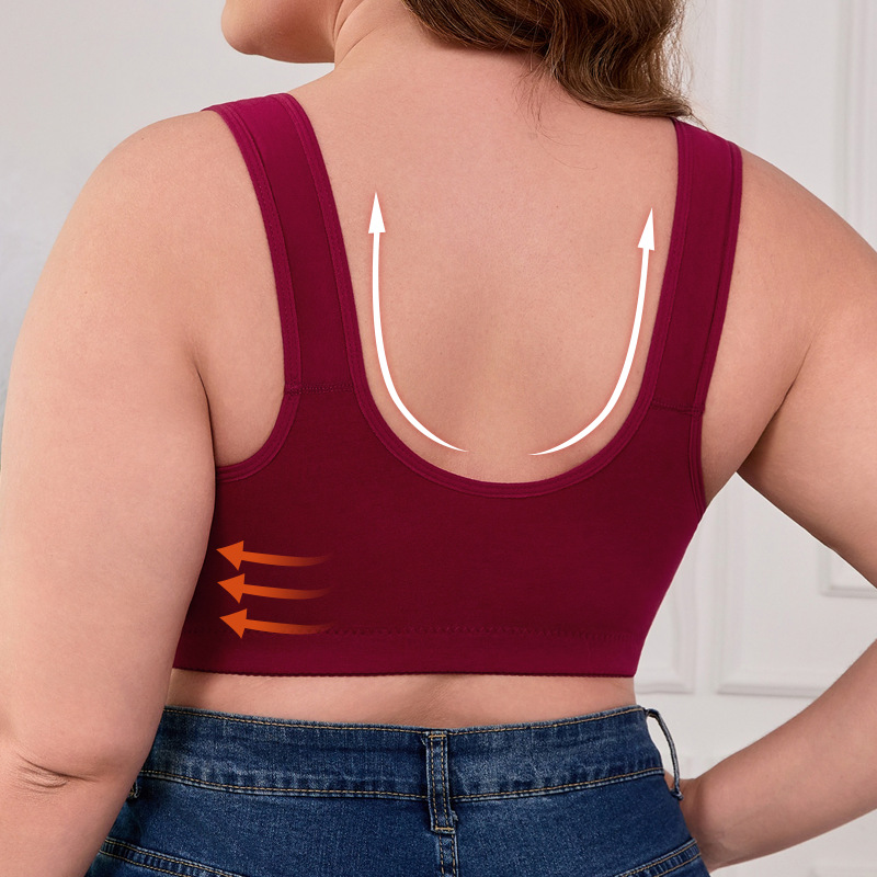 XL-7XL Plus Size Front Buckle  - Women'S Fashion Gifts ulasan dan harga