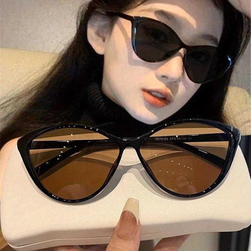 1Pc Retro Frame Cat Eye Sungla - Women Fashion Glasses ulasan dan harga
