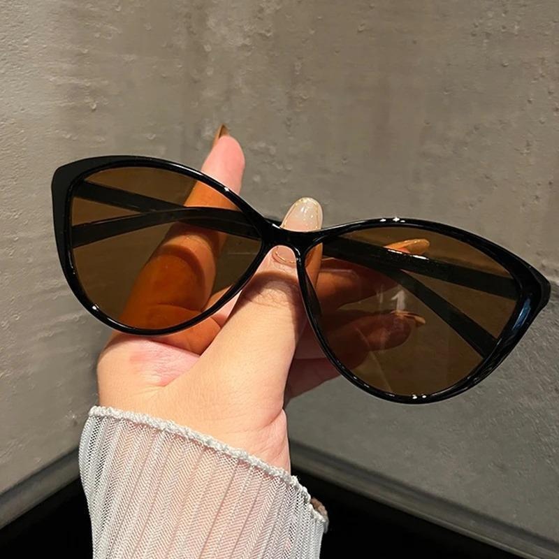 1Pc Retro Frame Cat Eye Sungla - Women Fashion Glasses ulasan dan harga